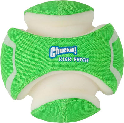 Kick Fetch Dog Toy Ball, Glow in the Dark, Small