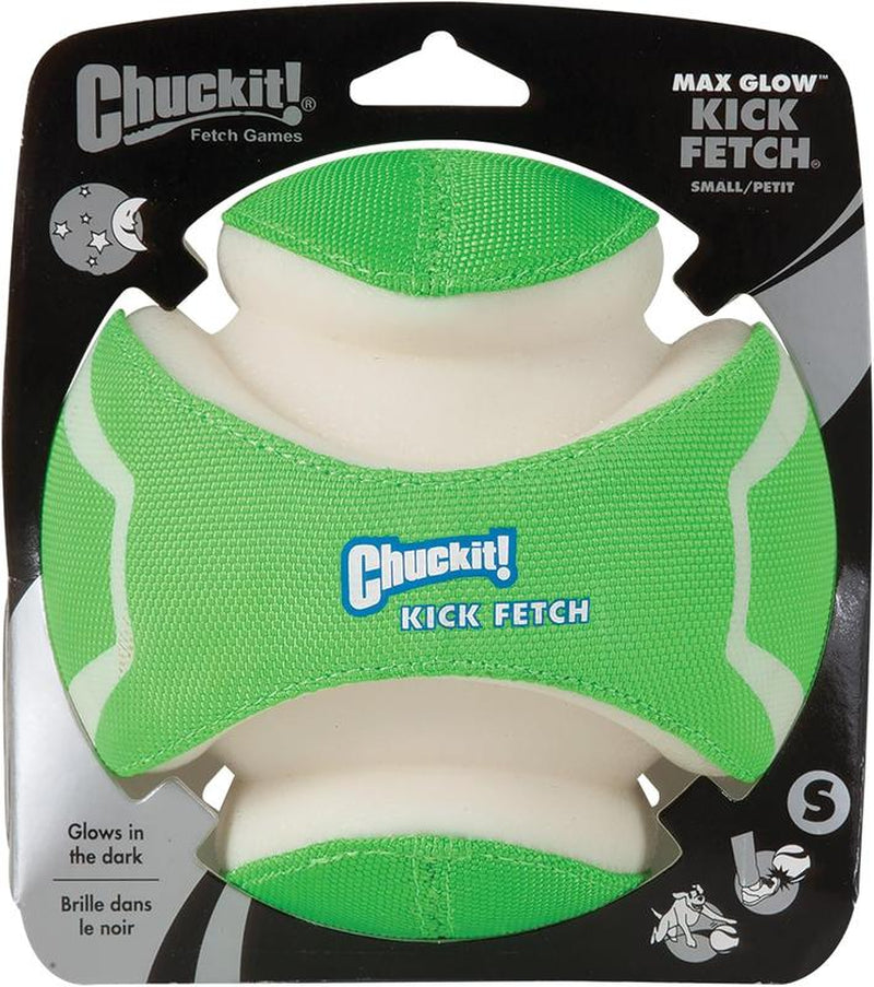 Kick Fetch Dog Toy Ball, Glow in the Dark, Small